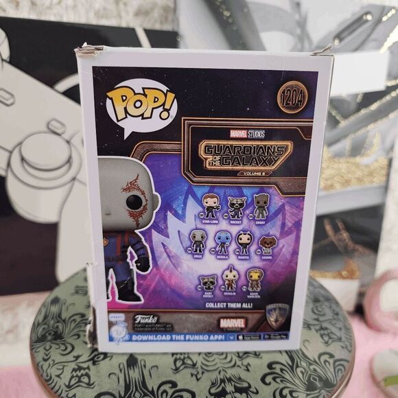 💕 NWT Drax Funko Pop! #1204 Marvel Guardians Collectible #7168 💕 - Picture 5 of 6